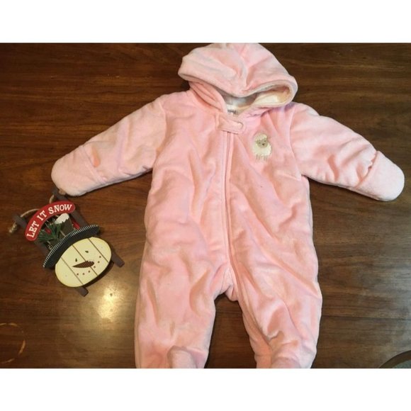 child of mine Other - Child of Mine Winter Full Body Outfit Pink Size 0-3 Months Girls